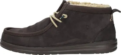 Image de Hey Dude Wally Mid Veterschoenen Hoog - Donkerbruin - Maat 47