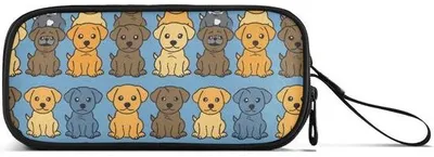 Productafbeelding van Etui Grote Capaciteit - Potlood Pouch - School Organisatie - Drie Vakken Ontwerp - 22.5 x 9 x 11 cm