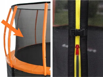 Zdjęcie produktu dla Wewnętrzna siatka do Lean Sport Najlepsza trampolina o długości 10 stóp