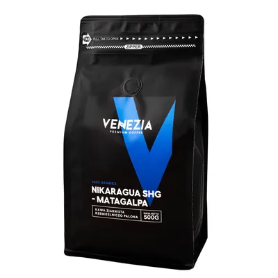 Zdjęcie produktu dla Kawa ziarnista Venezia Nikaragua 500g arabica 100% świeżo palona