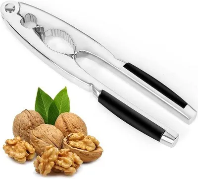 Zdjęcie produktu dla Metalowy łamacz nut z antypoślizgowym uchwytem – nadaje się do wielu rodzajów nut