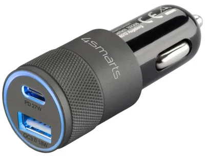 Zdjęcie produktu dla 4smarts 464448, Automatyczna, Zapalniczka, 12 V, 3 A, Czarny