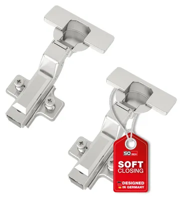 Produktbild von SOTECH Topfband SMOOTH T52 Innenanschlag – Klickmontage, SOFT-CLOSE (2er VE)
