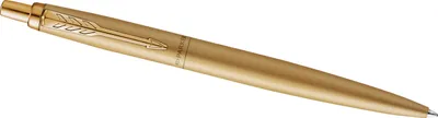 Produktbild von Parker Jotter XL Kugelschreiber | Monochrome Mattgold | mittlere Stiftspitze | blaue Tinte | Geschenkbox