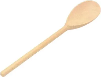 Produktbild von Kochlöffel Holzlöffel Kochutensilien gross 10" 25x5,8cm Haushalt Gastrobedarf Schulz 220250