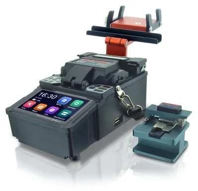 Productafbeelding van Optische vezellassmachine met 10x elektroden en 4,3 inch touchscreen