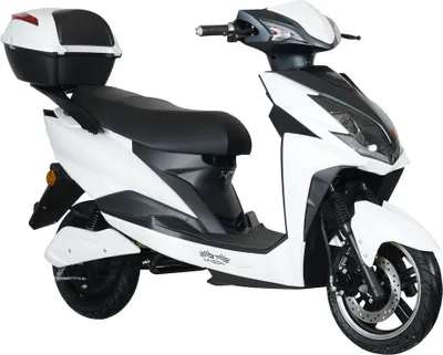Produktbild von Elektro Motorroller eAdler 2400 W, 45 km/h, perlenweiß mit 1 Akku Reichweite ca. 55 Km, mit Top Case GT Union