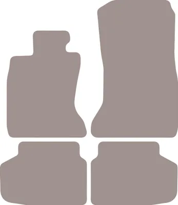 Image de Tapis de sol en velours pour BMW 7 F01 xDrive (2008-2015) - set de tapis de sol LUX beige (4 pièces)