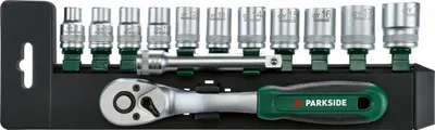 Produktbild von PARKSIDE® Steckschlüssel-Satz, 13-teilig