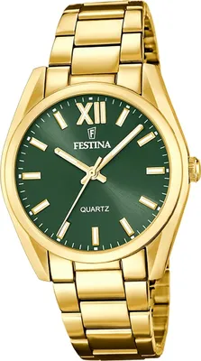 Produktbild von Festina Edelstahl Damen Uhr Armbanduhr gold Casual D2UF20640/4