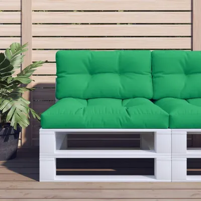 Produktbild von Design Palettenkissen Grün 70x40x12 cm Stoff, Klassische Sofas 2024 Neu