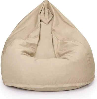Obrázok produktu pre Beanbag XXL s vankúšom na sedenie stoličky Vankúš na stoličku Vhodný na hry pre dospievajúcich a dospelých Beanbag s polstrovaním - béžový