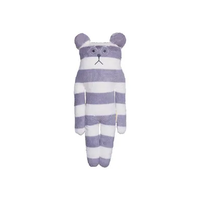 Obrázek produktu pro SCANquilt plyšák FRIEND pruhy bílošedá 100% polyester S / 40 x 17 cm