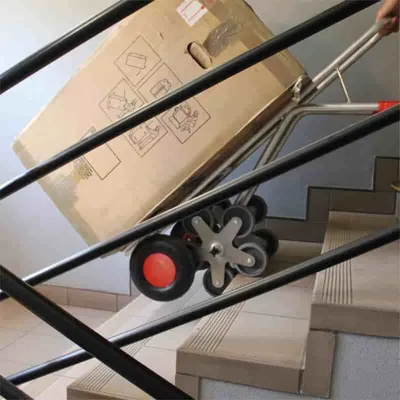 Produktbild von Alu-Treppenkarre 200 kg mit großer Schaufel