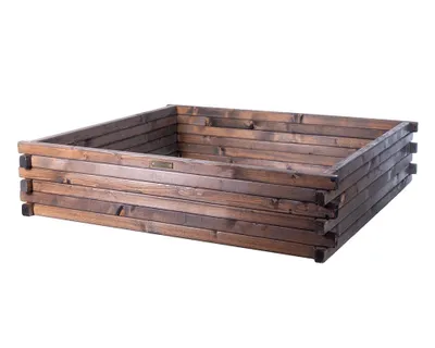 Obrázek produktu pro Greenspot Timber Vyvýšený Dřevěný Záhon - 100x100cm Palisandr hnědý tmavý
