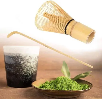Produktbild von Famanu Matcha Set - Traditioneller Chasen und Chashaku Löffel