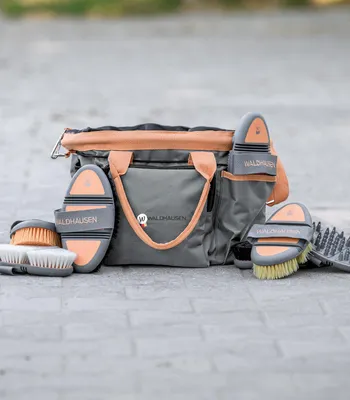 Produktbild von Waldhausen Putztasche, Farbe:chromgrau/pfirsich