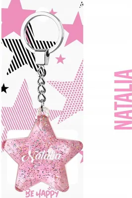 Obrázok produktu pre Kľúčenka Hviezdička Natalia – Be-Happy Gifts