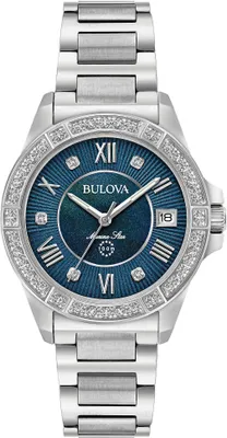 A studio shot of a women's watch.