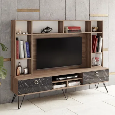 Produktbild von Skye Decor, Lorenz, TV-Schränke, Nussbaum, 180 x 135,7 x 35,2 cm