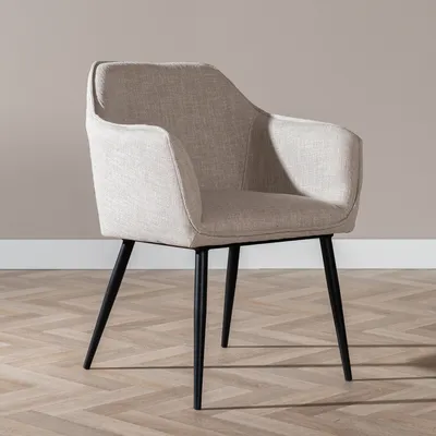 Produktbild von Bronx71 Esszimmerstuhl Ciara Leinen taupe