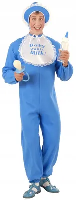 Image de Widmann 57431 Costume de bébé pyjama une pièce bleu