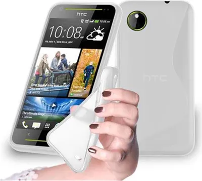Produktbild von Cadorabo Schutzhülle für HTC Desire 700 Hülle in Transparent Handyhülle Case TPU Silikon Etui