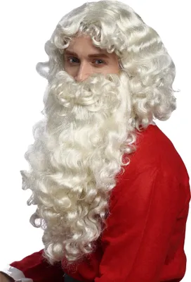 Produktbild von WIG ME UP Perücke Bart Weihnachtsmann Santa Hellblond 46-A+B-ZA613