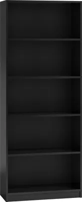Produktbild von CDF Bücherregal R60 | Farbe: Schwarz| Breite: 60 Zentimeter | Für Wohnzimmer, Büro und Arbeitszimmer | Regal für Bücher und Spielzeug