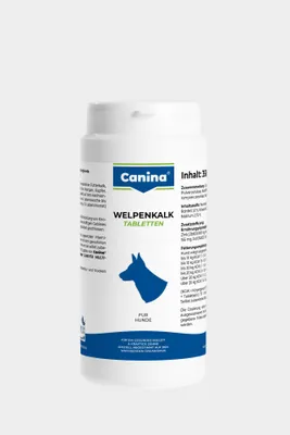 Produktbild von Canina Welpenkalk, Hund, Tablet, Gesundheit der Knochen, Allgemeiner Gesundheitszustand, Zahnpflege, Welpe, Kalzium, Topf