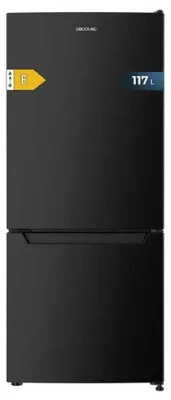Immagine prodotto di Cecotec Bolero CoolMarket Combi 117 DF Black E, 117 l, N-ST, 2 kg/24h, E, scomparto Fresh Zone, Nero