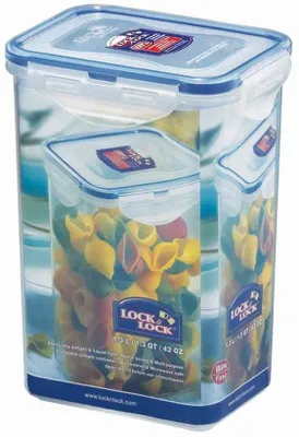 Immagine prodotto di Set di vantaggi Neuerts: 2 x LocknLock Classic 1.30L 135 x 102 x 185 mm HPL809 e regalo + donazione