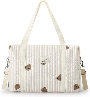 Produktbild von Reinigungsbag für Kinderwagen - Universal Organizer für Kinderwagen - mit Reißverschluss und Stickerei - für alle Kinderwagentypen