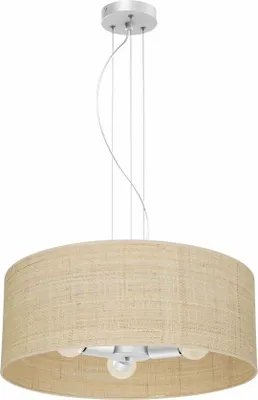 Produktbild von Hängelampe Kronleuchter Milagro MARSHALL MLP7490 weiß / Rattan