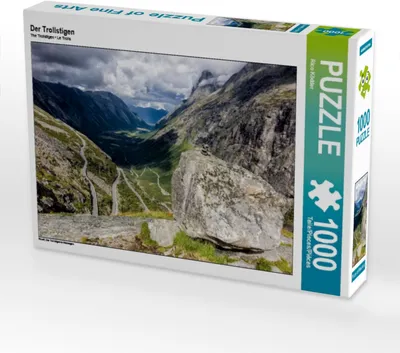 Produktbild von Calvendo Der Trollstigen 1000 Teile Puzzle quer 640x480mm, Ködder Rico; 7294229