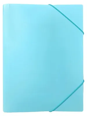 Image de Chemise à élastique A4 PP bleu pastel