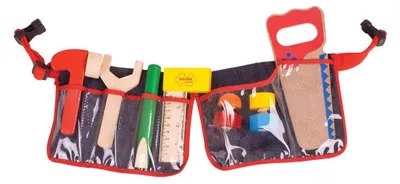 Image de Bigjigs Ceinture à outils rouge
