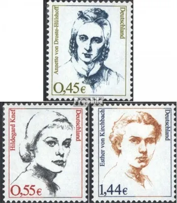 Produktbild von Briefmarken BRD (BR.Deutschland) 2002 Mi 2295-2297 (kompl.Ausg.) postfrisch Frauen