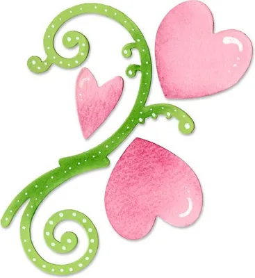 Produktbild von Sizzix Stanze BIGZ die Flourish & Hearts