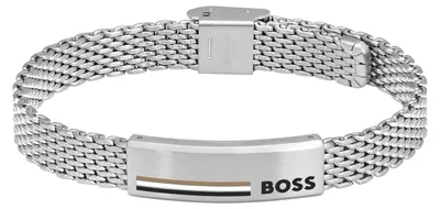 Imagen del producto de Pulsera de acero inoxidable tipo malla, modelo 1580611