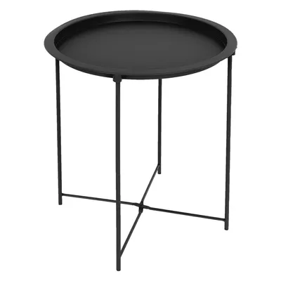 Obrázek produktu pro Stolek Home&Styling Collection, kov, 47x51 cm, černý