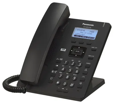 Produktbild von Panasonic KX-HDV130 - Czarny - Słuchawka przewodowa - LCD - 132 x 64 pikseli - 5,84 cm (2,3 cala Panasonic