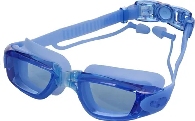 Produktbild von Silba Schwimmbrille mit Ohrstöpseln blau