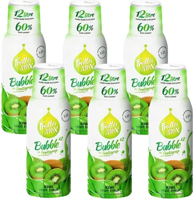 Produktbild von FruttaMax Kiwisirup 500 ml, Konzentrat, 6 Stück, Getränk Set