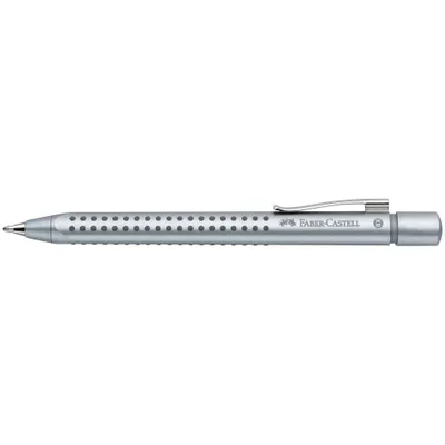 Produktbild von FABER-CASTELL Druckkugelschreiber GRIP 2011 silber