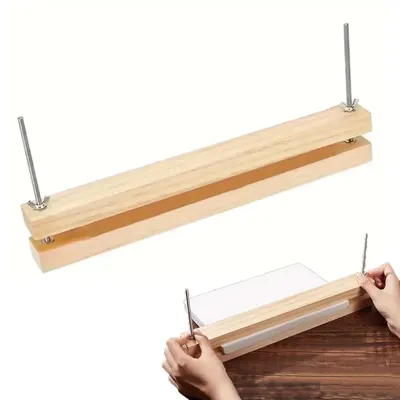 Produktbild von Boekpressen – Eine Holz-Buchbindemaschine für DIY-Projekte