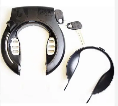 Produktbild von Axa Victory Ringschloss mattschwarz (+ Batterieschloss)