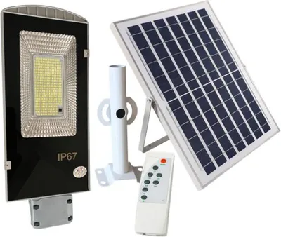 Obrázok produktu pre RealG RC-K-1329 Záhradná solárna pouličná lampa 200 W, 247 LED, 3600 lm, 3000 K, IP67