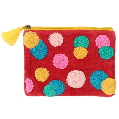 Produktbild von Samttäschchen Dotty für Make-up Schmuck Geld etc. mit Reißverschluss ca. 21 x 15 cm