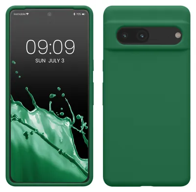 Produktbild von kwmobile Handyhülle für Google Pixel 7 Hülle, für Pixel 7 Case - Hülle Silikon - kabelloses Laden - Pixie Green